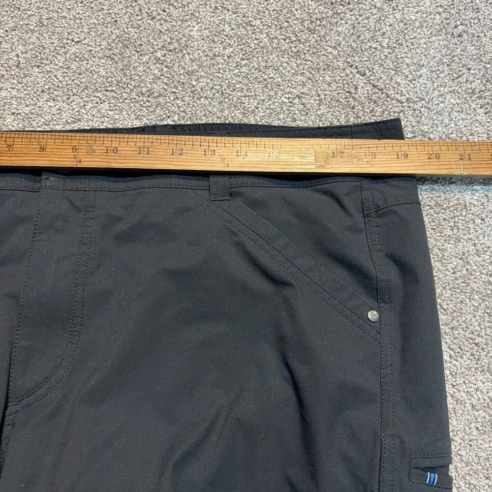 KUHL Silencr Pants Mens 38x30 Black Ripstop Stretch Hiking Trousers 5166 Utility